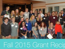 The Youth Bank group poses for a picture.